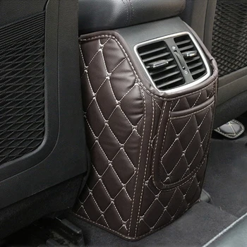  За Hyundai Tucson-2017 2018 2019 2020 Вътрешно кожена седалка на Колата Противоударные накладки Подлакътник Защитно покритие Подложки Аксесоари
