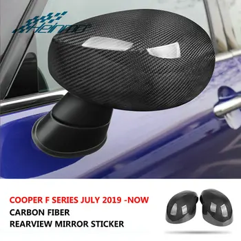  За MINI Cooper Countryman F60 Аксесоари Clubman F54 F55 F56 F57 2020 Въглеродни Влакна Автомобилно Огледало за Обратно виждане Стикер на Капака на Огледалото за Обратно виждане