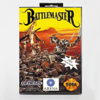  Игрална карта Battlemaster 16bit MD за Sega Mega Drive/ Genesis с търговците на предавателна