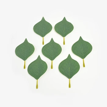  Изкуствен лист цвете от коприна на зелени листа от растения за 