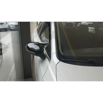  Капачка огледало за Opel Vauxhall Corsa E 2016 2017 2018 2019 Аксесоар Ярък Черен Калъф с БЭТМЕНОМ авто щит