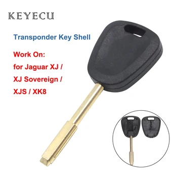  Ключодържател с транспондером Keyecu за Jaguar XJ XJ Sovereign, XJS, XK8 1998 1999 2000 2001 2002 2003, Калъф за ключове от автомобил