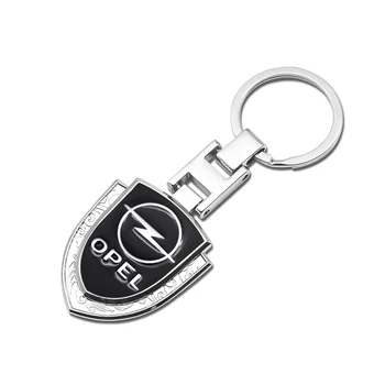  Кола Ключодържател с логото на автомобила Метална Халка за ключове Автомобилно Окачване оформление на автомобила за Opel Astra G H J Corsa No3 автоаксесоари Magentis Borrego