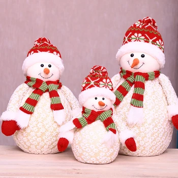  Коледни Кукли Подаръци Сладък Дядо Коледа, Снежен Човек Лосове Кукла Играчки За Елха Коледна Украса Коледна Украса За Дома