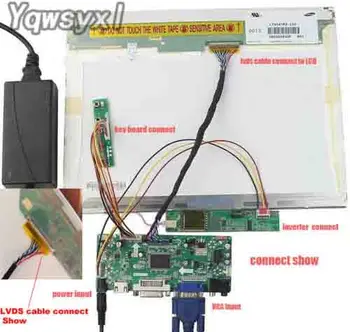  Комплект Yqwsyxl за LM230WF1-TLA5 LM230WF1-TLB3 HDMI + DVI + VGA LCD дисплей с LED екран Такса контролер водача