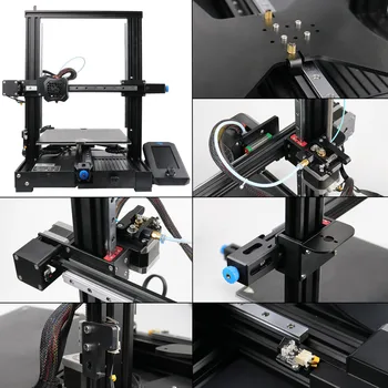  Комплект за ъпгрейд на 3D принтер Black Knight На 3 /На 3 Pro,включва комплекти и винтове за колан за истински линейна рейки Hiwin