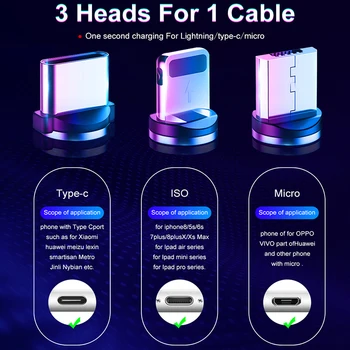  Магнитен Кабел, зарядно устройство за Бързо Зареждане на Кабел Micro USB за Huawei Enjoy 10, 9S,9e/ Honor 10i 20i ,8A Pro,8S /Y5 Y6 У 7 Prime 2019