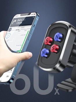  Магнитна Плоча Кола Телефона Малък Магнит с Въртене на 360 Градуса за Монтиране на Стойка за Мобилен Телефон за монтиране на Стена за Телефона Поддръжка на iPhone Xiaomi