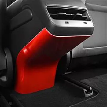  Матирано Въглеродни Влакна За Tesla Model 3 Вътрешни Подлакътници Кутия за Задната Седалка Противоударная Защитно покритие за модели на Y