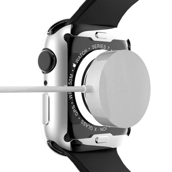  Мек Силиконов Калъф-протектор на екрана TPU За Apple Watch Серия 41 мм 45 ММ 360 Пълно Покритие Прозрачен Капак За iWatch 7 Shell