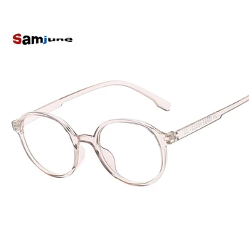  Модни очила Samjune Женски прозрачни очила в рамки за PC Дизайнерски очила Сгъваеми многоцветни слънчеви очила За жени 2018