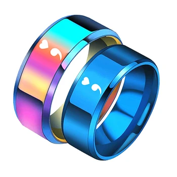  Нов прием на Пръстена с точка и запетая Женски пръстен за момичета За психично здраве Елегантни подаръци Пръстен Вдъхновяващи декорации в нов стил