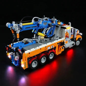  Нова RC Led Лампа, Съвместими с LEGO 42128 Тежкотоварни пътна помощ Лек Комплект Играчки Само Светлина Без Блок Подаръци За Коледа