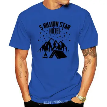  Нова Тениска за къмпинг 5 Милиарда Звезди Хотел Скаут на Лагер Лятото на Мъже, Жени Детска тениска L230 памучен тениска върховете на едро тениска