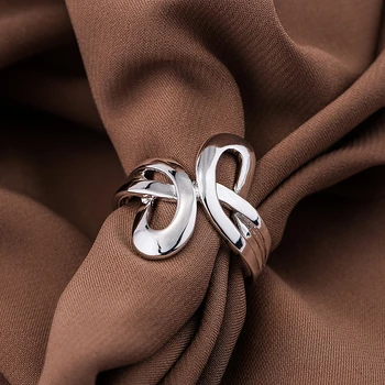  Оптовое Посеребренное пръстен, сребро модни бижута, тъкани блестящи /cgdakxka dxlamosa LQ-R206