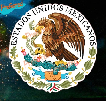  Печат на правителството на Мексико Стикер за Мотокрос Каска за лаптоп Стена на багажника Vinyl стикер за автомобил, Щанцоване