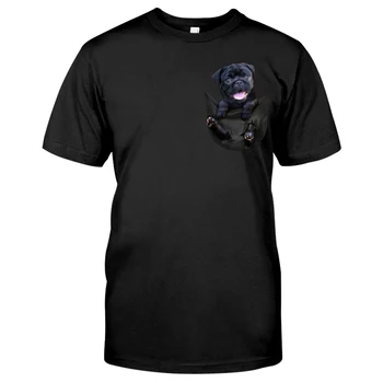 Популярната в памучна тениска за домашни кучета Ротвайлер Джобен 3D Тениска с принтом Ежедневни тениска Harajuku с къс ръкав Хип-хоп Забавни памучни блузи