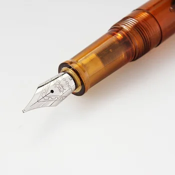  Прозрачна цветна писалка 0,5 мм тънка корона Iraurita Смола за тяло Подпис Jinhao 992 Канцеларски материали, ученически пособия F618