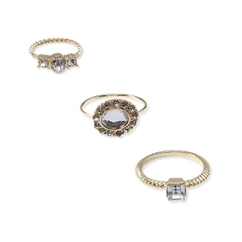  Пролет Лято Опаковка от 7 Лични Творчески Пръстените на костяшках Бохемски Ретро-Crystal Комплект пръстени За жени, Подарък за годишнина от сватбата