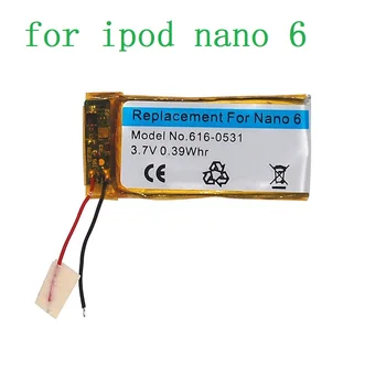  Протестированная Оригиналната Замяна на литиево-йонна Батерия От 3.7 На 616-0531 330 ма за iPod Nano 6 6-то Поколение 8 GB 16 GB