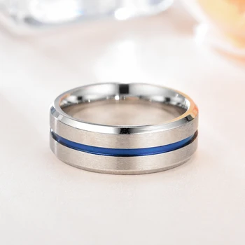  Пръстен мъжки титановое черен пръстен с канавкой мъжки чар мъжки бижута висулка черно пръстен от неръждаема стомана женски пръстен