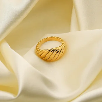  Пръстени за жени Маслен Рог Винтажное Пръстен От Неръждаема стомана Масивни Златни пръстени Готически дамски официални украса