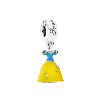  Раопан оригинален трицветна медальон-талисман скъпа пола принцеса чар чар сребърна гривна проба 925 САМ момиче бижутата