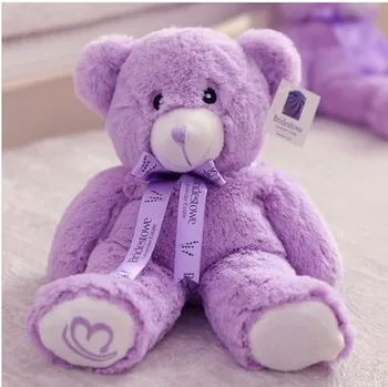  симпатична кукла на лавандулово мечка около 30 см. плюшен играчка с мече , подарък за рожден ден x100