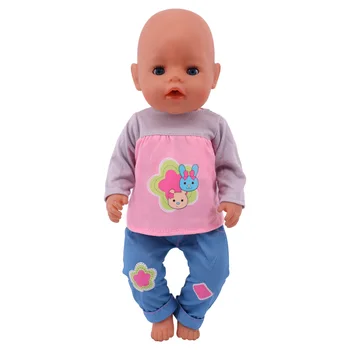  Скъпа стоп-моушън Дрехи Рокля За 18-инчовата Кукли За Момичета и 42 см Новородено бебе Кукла,Празнични Подаръци За Рожден Ден