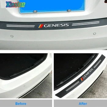  Стикер върху бронята на колата е от въглеродни влакна за Hyundai TUCSON Elantra SONATA GENESIS SOLARIS VEOSTER TRITON ACCENT