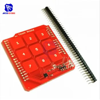  тъчпад diymore MPR121 9 Цифрови бутони на Клавиатурата 3x3 9 Цифрови комбинации Сензорен екран с Пин-код