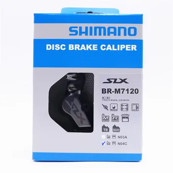  Хидравлични Дискови Спирачки Shimano SLX BR-M7120 МТБ 4-Бутални Челюсти