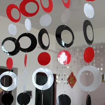  Цветна пластмасова завеса детска стая карикатура на декоративна завеса Вътрешна декорация на дома